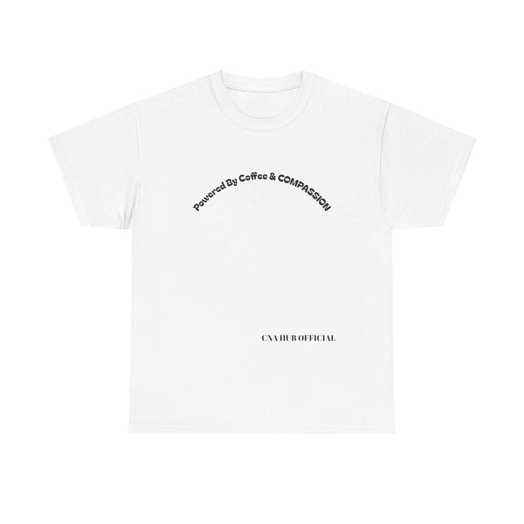 Minimalist 'Good Vibes Only' Tee — Small Chest Print White T-Shirt