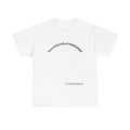 Minimalist 'Good Vibes Only' Tee — Small Chest Print White T-Shirt