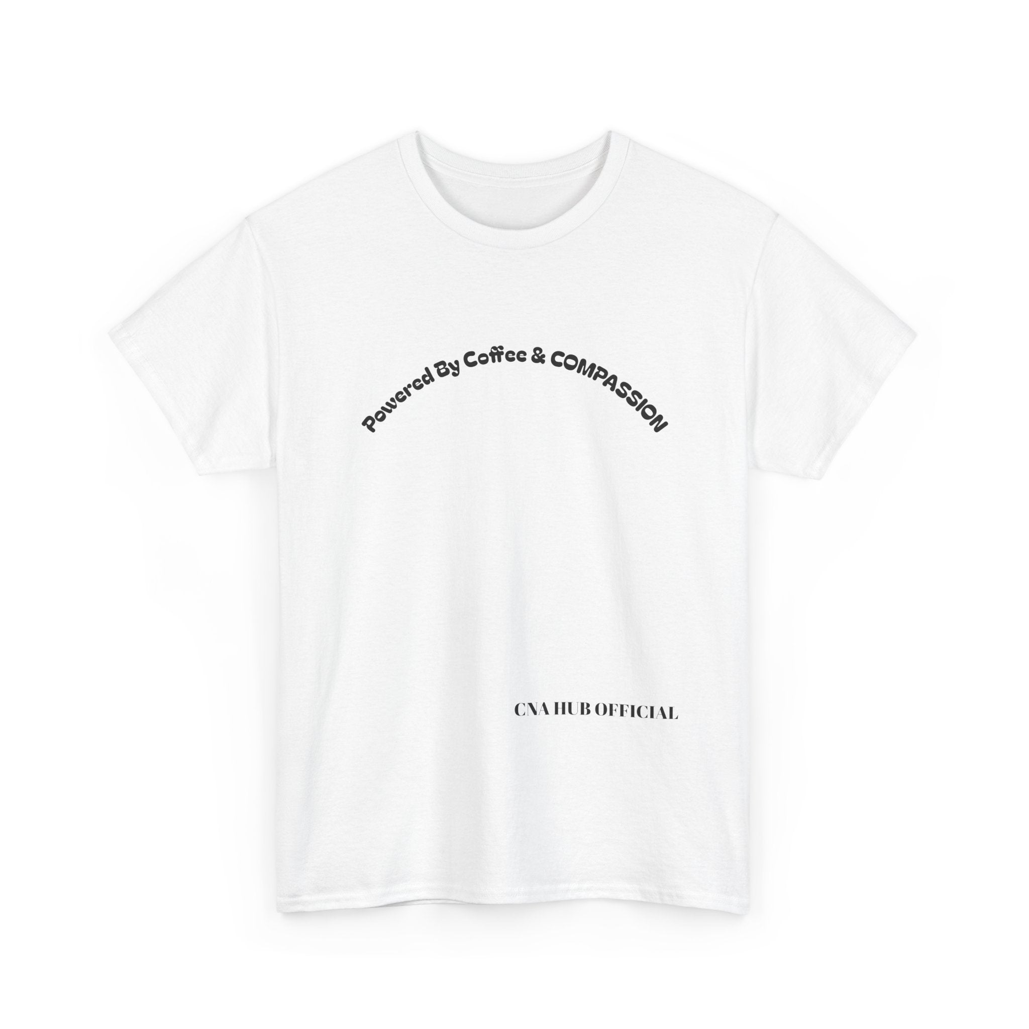 Minimalist 'Good Vibes Only' Tee — Small Chest Print White T-Shirt