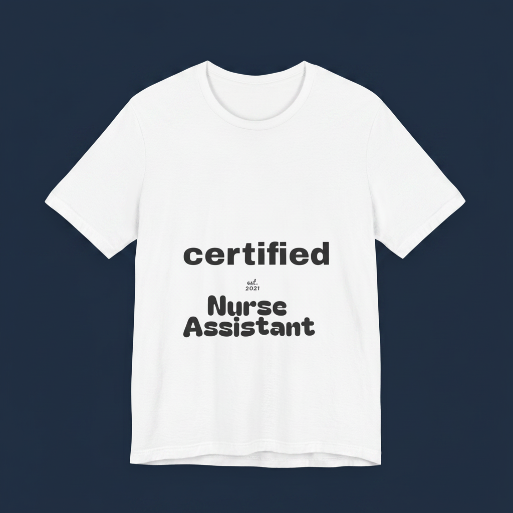 Certified Nurse Assistant - Navy Background