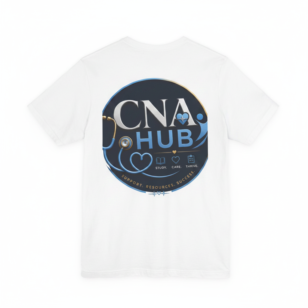White Tee Back Healthcare Background